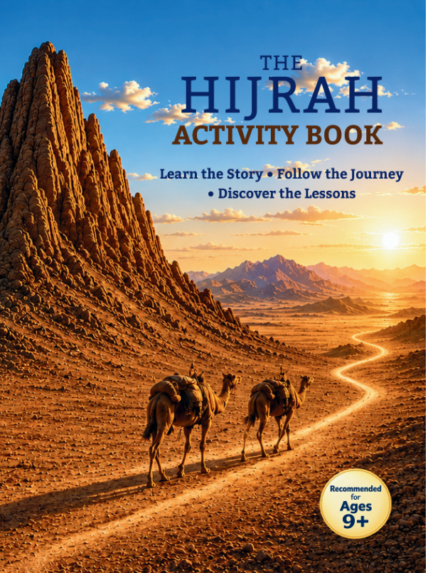 Cover of the Hijrah Activity Book for Ages 9 and Up